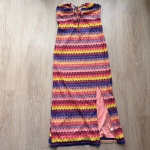 Wild Fable multicolor strapless dress